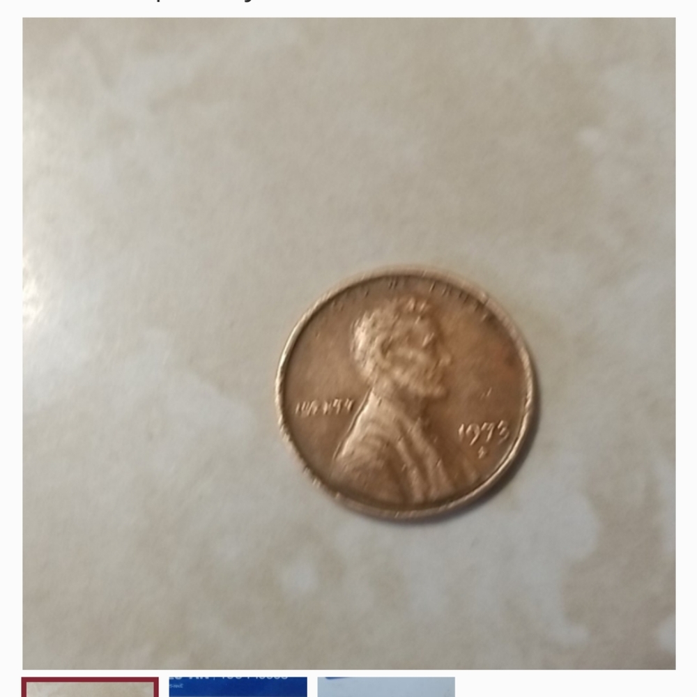 1973 d penny error coin